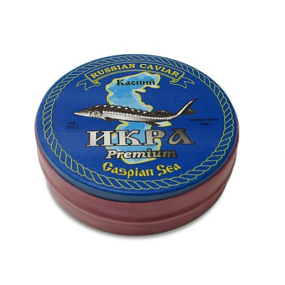 Osietra Caviar Premium without preservatives in the metallic can 125 g