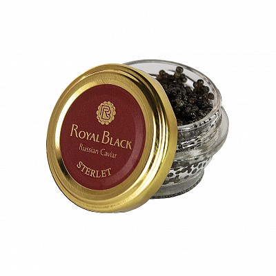Sterlet caviar in the glass  tin (non pasteurized) 28,4 г