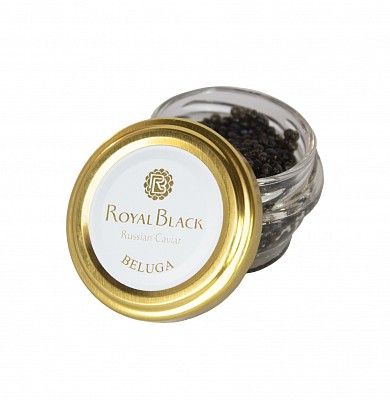 BELUGA caviar in the glass  can 28.4 gr